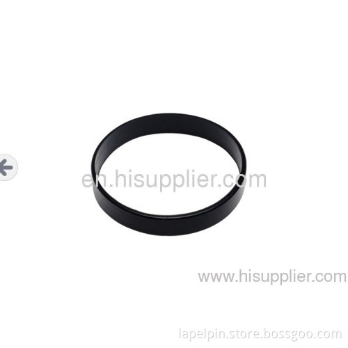 1.2cm Black Wide Silicone Wristband
